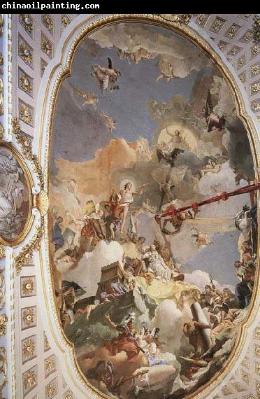 TIEPOLO, Giovanni Domenico The Apotheosis of the Spanish Monarchy