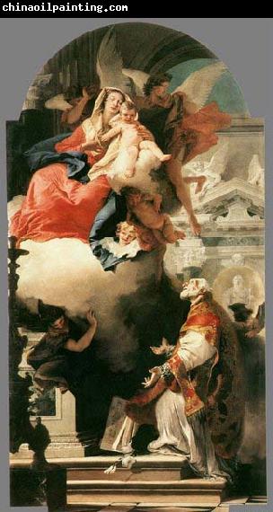 TIEPOLO, Giovanni Domenico The Virgin Appearing to St Philip Neri 1740