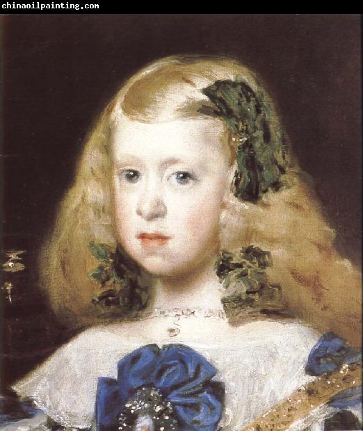 VELAZQUEZ, Diego Rodriguez de Silva y Detail of Princess