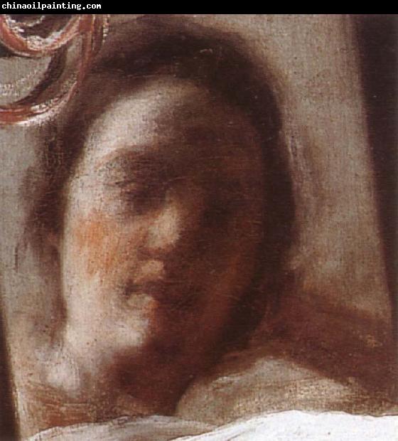 VELAZQUEZ, Diego Rodriguez de Silva y Detail of Venus