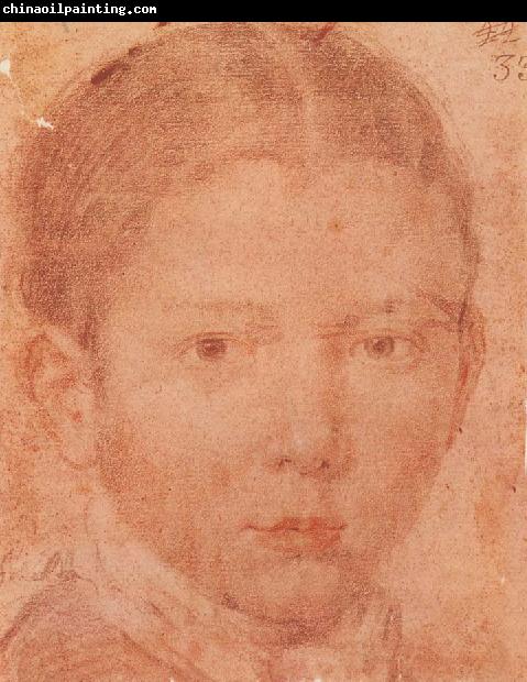 VELAZQUEZ, Diego Rodriguez de Silva y Head-Portrait of Young boy