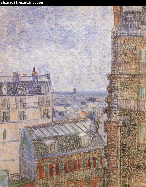 Vincent Van Gogh Paris seen from Vincent-s Room In the Rue Lepic