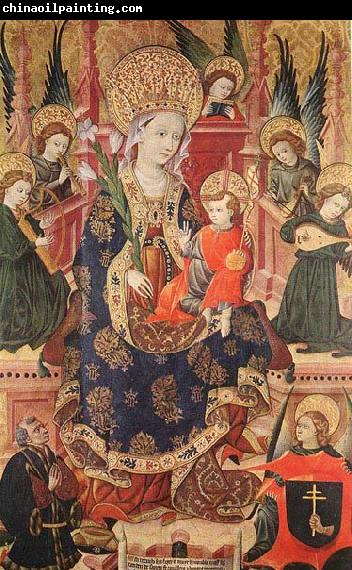 unknow artist Madonna with Angels Playing Music and Donor