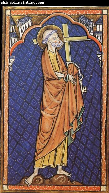 unknow artist The apostle Peter, from Oscottpsaltaren