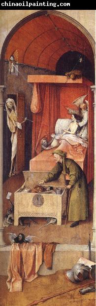 unknow artist Hieronymus Bosch,Doden and miser