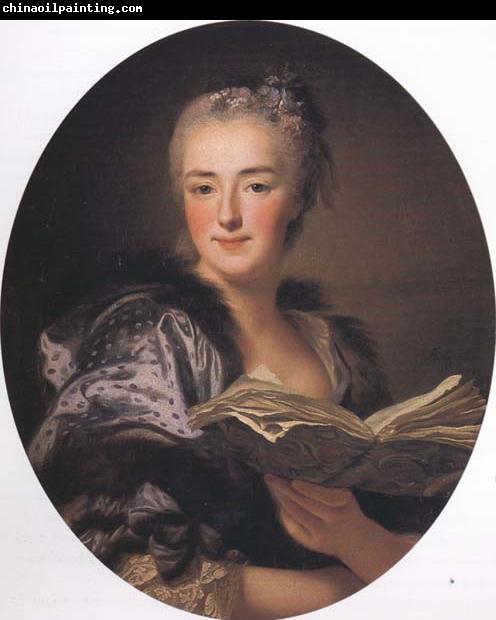 Alexandre Roslin Portrait of Marie-Jeanne Buzeau