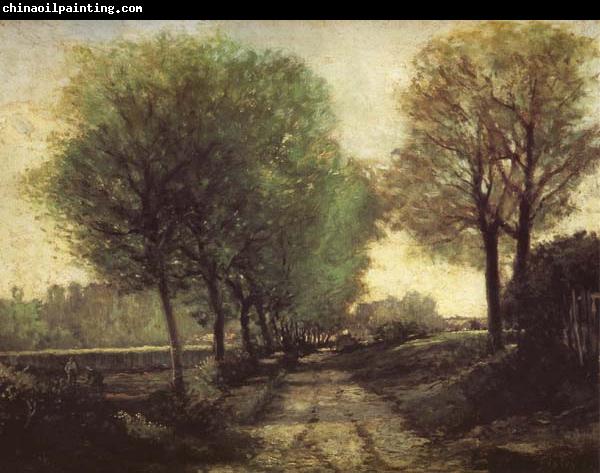 Alfred Sisley Lane near a Small Town