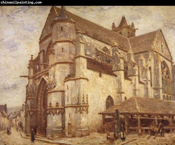 Alfred Sisley The Church at Moret-Icy Weather