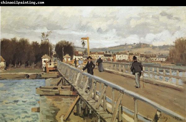 Alfred Sisley Footbridge at Argenteuil