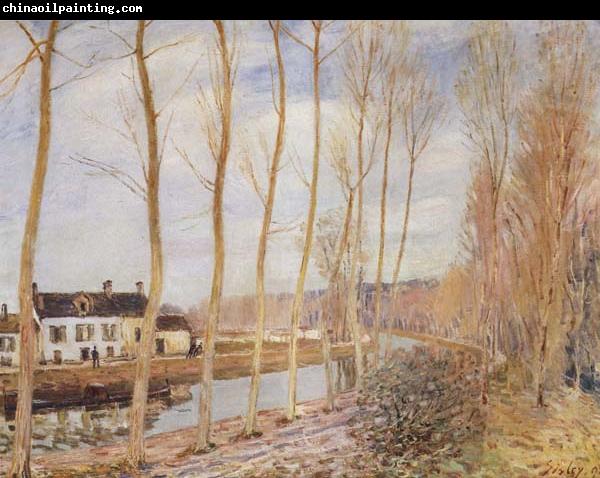 Alfred Sisley The Canal du Loing at Moret