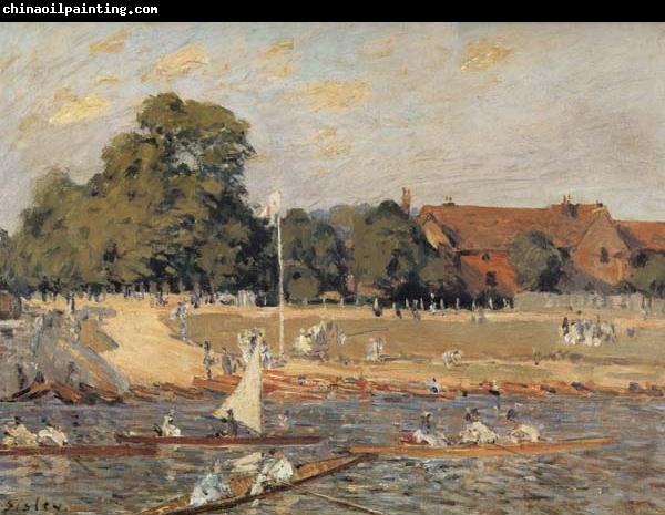 Alfred Sisley Regatta at Hampton Court