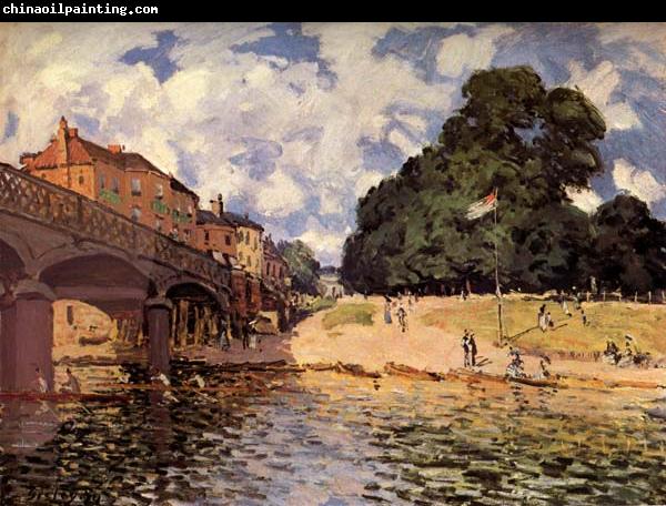 Alfred Sisley Bridge at Hampton Court