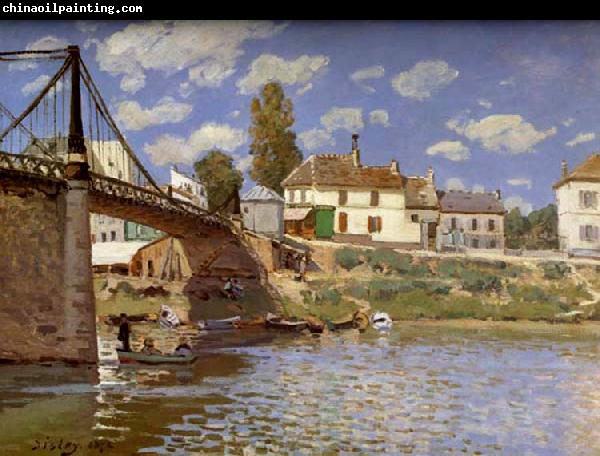 Alfred Sisley Bridge at Villeneuve-la-Garenne