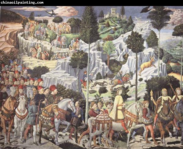 Benozzo Gozzoli The Procession of the Magi