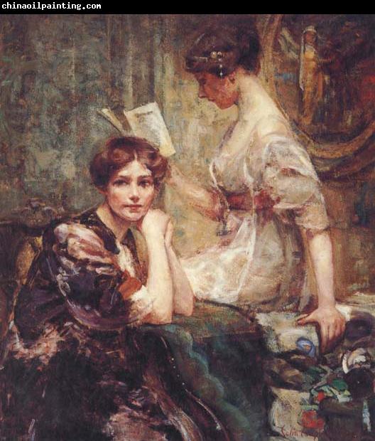 Colin Campbell Cooper Two Women