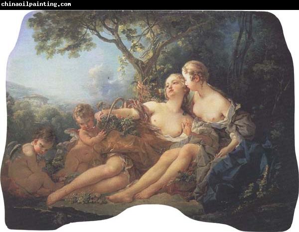 Francois Boucher Bacchus and Erigone:Autumn