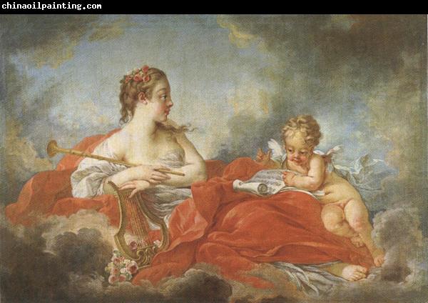 Francois Boucher The Muse Clio