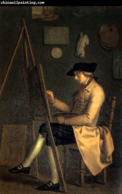 Friedrich Tischbein Self-Portrait at the Easel