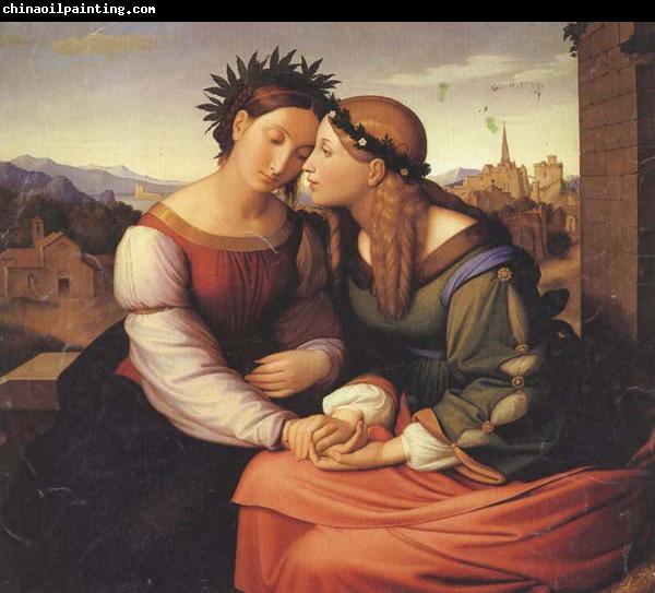 Friedrich overbeck Italia and Germania (mk45)