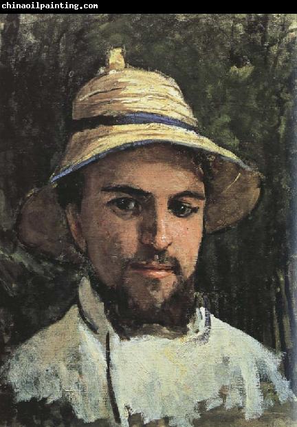 Gustave Caillebotte Self-Portrait in Colonial Helmet