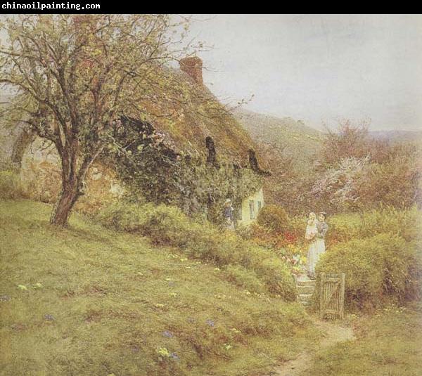 Helen Allingham,RWS South Country Cottage (mk46)