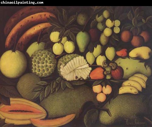 Henri Rousseau Still Life with Exotic Fruits