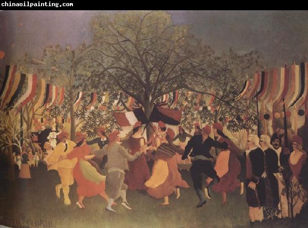 Henri Rousseau Onew Centennial of Independence The People Dance Around Two Republics,That of 1792 and That of 1892,Holding Hands and Singing:'Aupres de ma blonde,qu