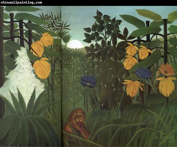 Henri Rousseau The Lion's Meal