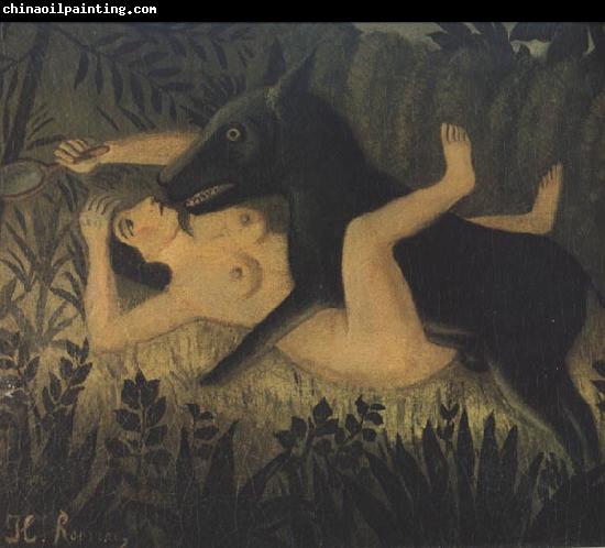 Henri Rousseau Beauty and the Beast