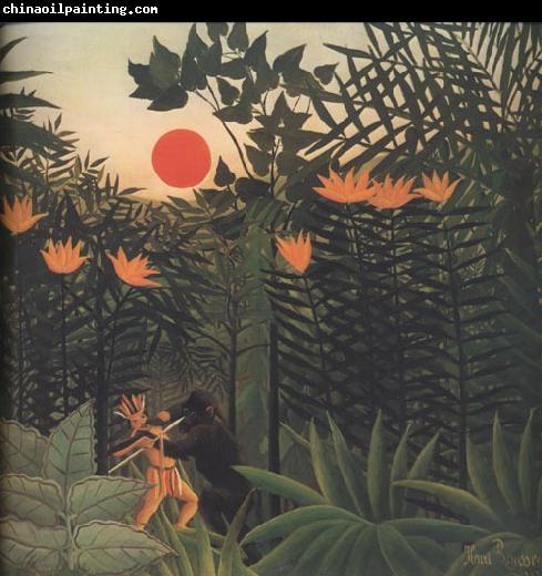 Henri Rousseau Exotic Landscape