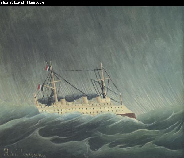 Henri Rousseau The D'Entrecasteaux in a Tempest