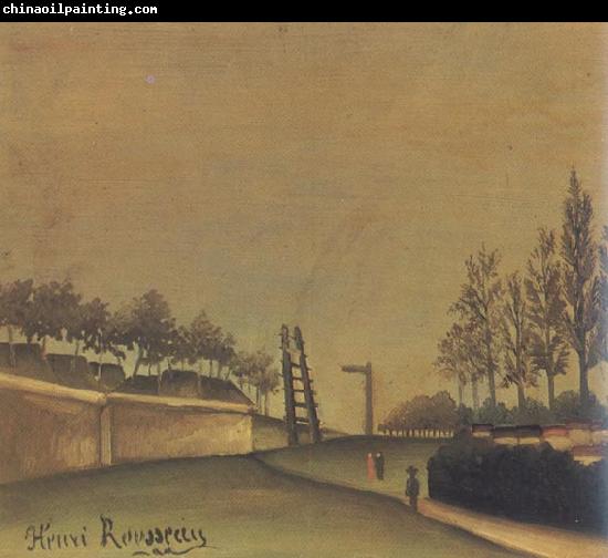 Henri Rousseau View of Vanves to the Left of the Gate of Vanves