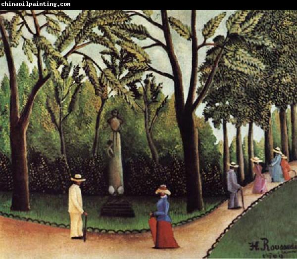 Henri Rousseau View of the Luxembourg,Chopin Monument