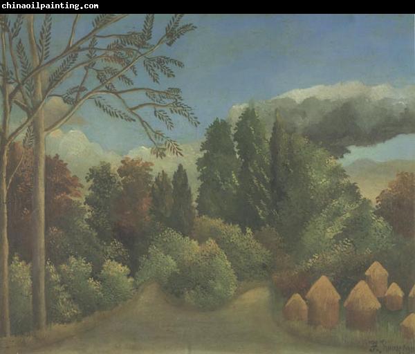 Henri Rousseau The Haystacks