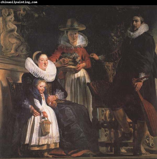 Jacob Jordaens The Artst and his Family (mk45)