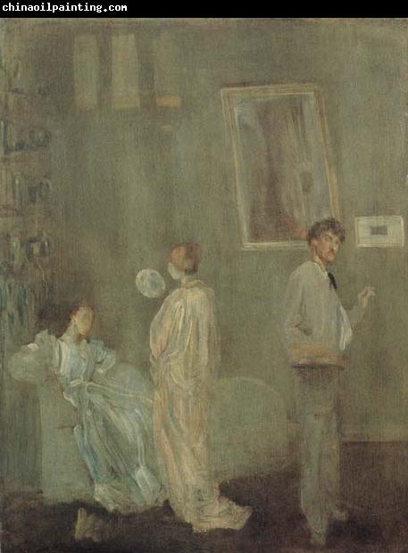 James Abbot McNeill Whistler The Artist s Studio