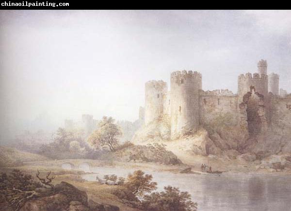 James Holworthy Castle on the edge of a river (mk47)