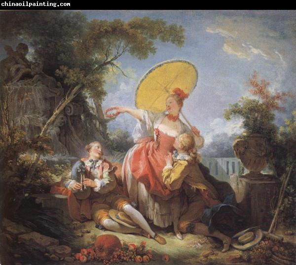 Jean-Honore Fragonard The Musical Contest