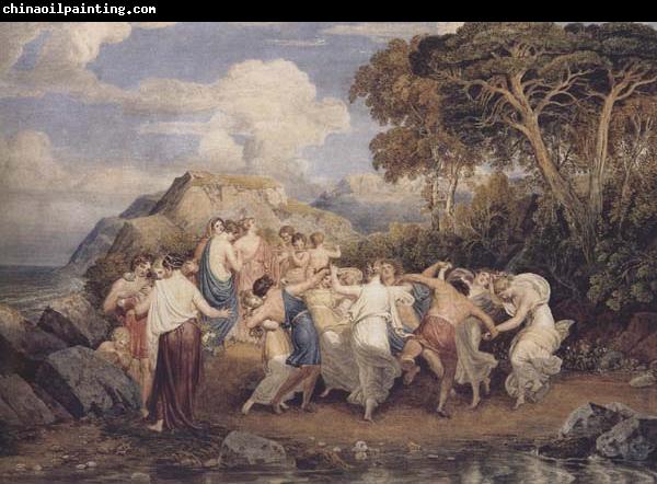 Joshua Cristall Nymphs and shepherds dancing (mk47)