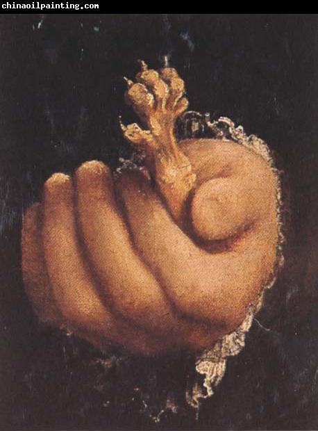 Lorenzo Lotto Man with a Golden Paw (mk45)