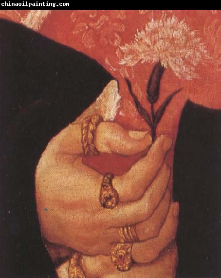 Lucas Cranach the Elder Detaills of Ann Putsch,First wife of Dr.johannes (mk45)