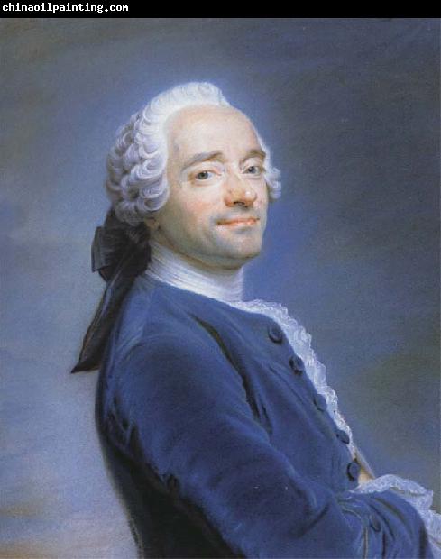 Maurice quentin de la tour Self-Portrait Wearing a Jobot