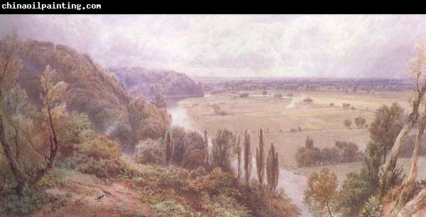 Myles Birket Foster,RWS The Thames from Cliveden (mk46)