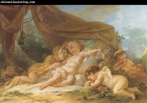 Nicolas-rene jollain Sleeping Cupid