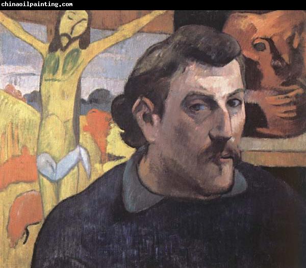 Paul Gauguin Self-Portrait with Yellow Christ