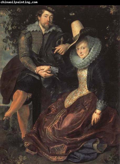 Peter Paul Rubens Self-Portrait with his Wife,Isabella Brant