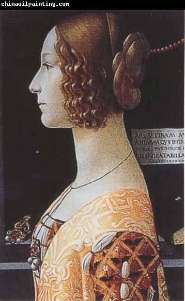 Sandro Botticelli Domenico Ghirlandaio,Portrait of Giovanna Tornabuoni