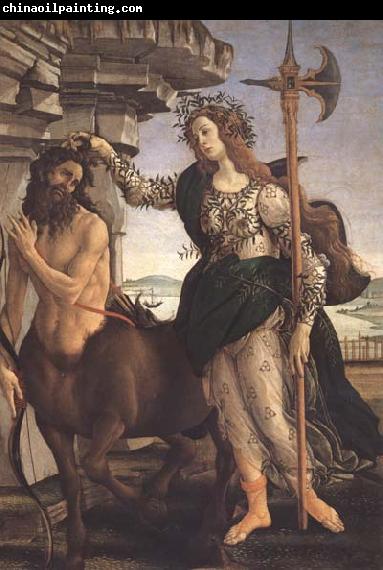 Sandro Botticelli Pallas and the Centaur