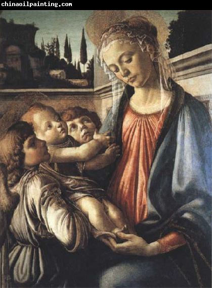 Sandro Botticelli Madonna and Child with two Angels