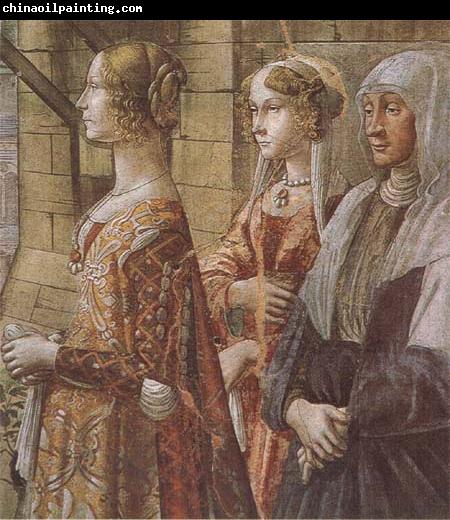 Sandro Botticelli Domenico Ghirlandaio stories of St john the Baptist the Visitation